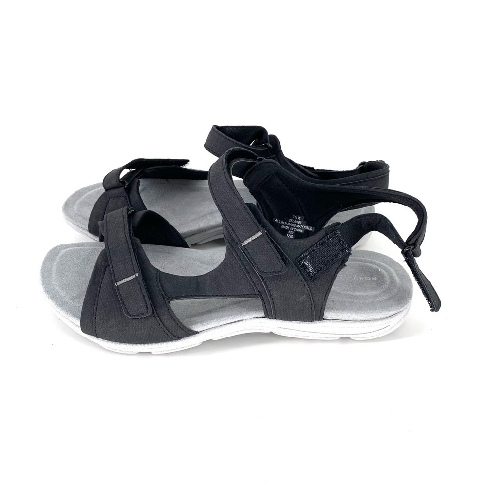 Easy Spirit Lake 3 Strappy Hook & Loop Sandals 7.5